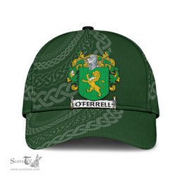 Irish Oferrell Coat Of Arms - Irish Family Crest St Patrick's Day Irish Cap