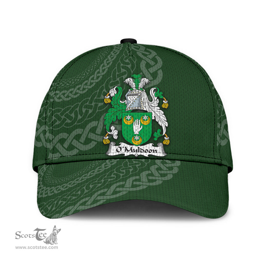Irish Omuldoon Coat Of Arms - Irish Family Crest St Patrick's Day Irish Cap