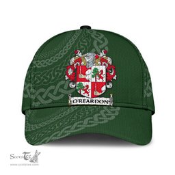 Irish Oreardon Coat Of Arms - Irish Family Crest St Patrick's Day Irish Cap