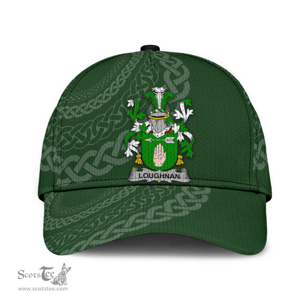 Irish Loughnan Coat Of Arms - Irish Family Crest St Patrick's Day Irish Cap