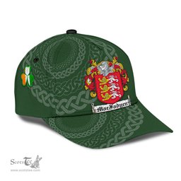 Irish Macfadyen Coat Of Arms - Irish Family Crest St Patrick's Day Irish Cap