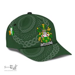 Irish Rooney Coat Of Arms - Irish Family Crest St Patrick's Day Irish Cap