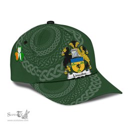 Irish Lincolne Coat Of Arms - Irish Family Crest St Patrick's Day Irish Cap