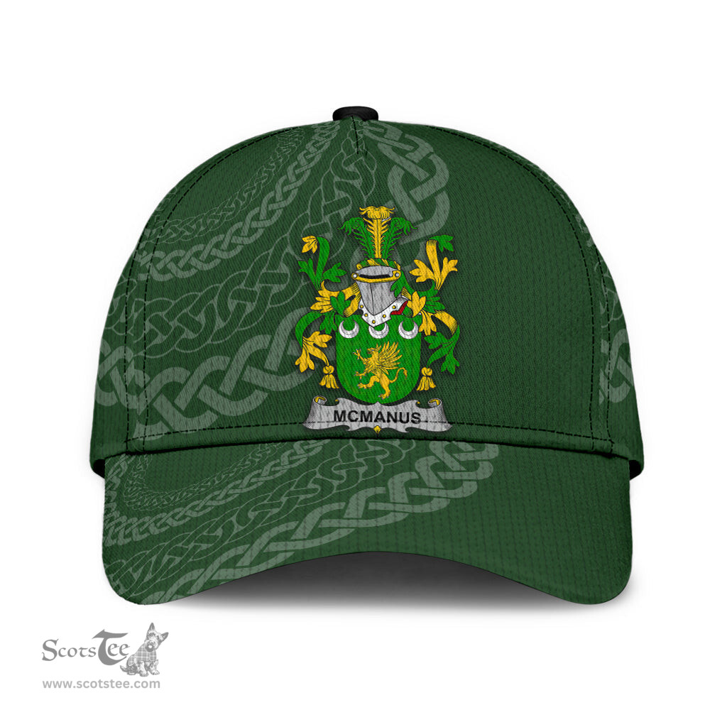 Irish Mcmanus Coat Of Arms - Irish Family Crest St Patrick's Day Irish Cap