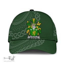 Irish Mcmanus Coat Of Arms - Irish Family Crest St Patrick's Day Irish Cap