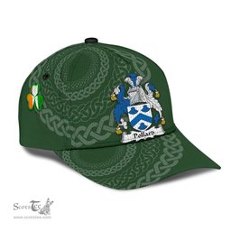 Irish Pollard Coat Of Arms - Irish Family Crest St Patrick's Day Irish Cap