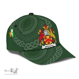 Irish Norman Coat Of Arms - Irish Family Crest St Patrick's Day Irish Cap