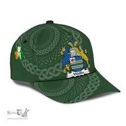 Irish Wallis Coat Of Arms - Irish Family Crest St Patrick's Day Irish Cap