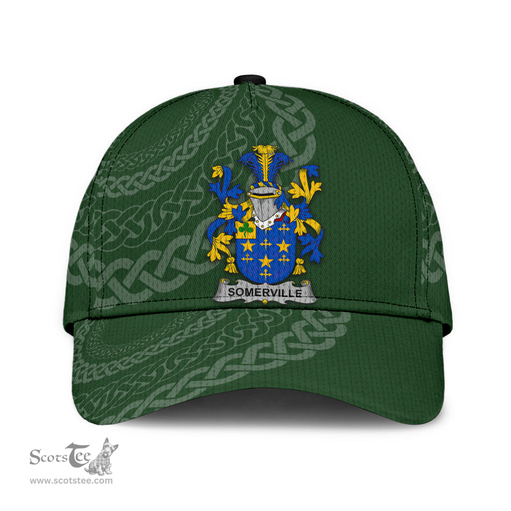 Irish Somerville Coat Of Arms - Irish Family Crest St Patrick's Day Irish Cap