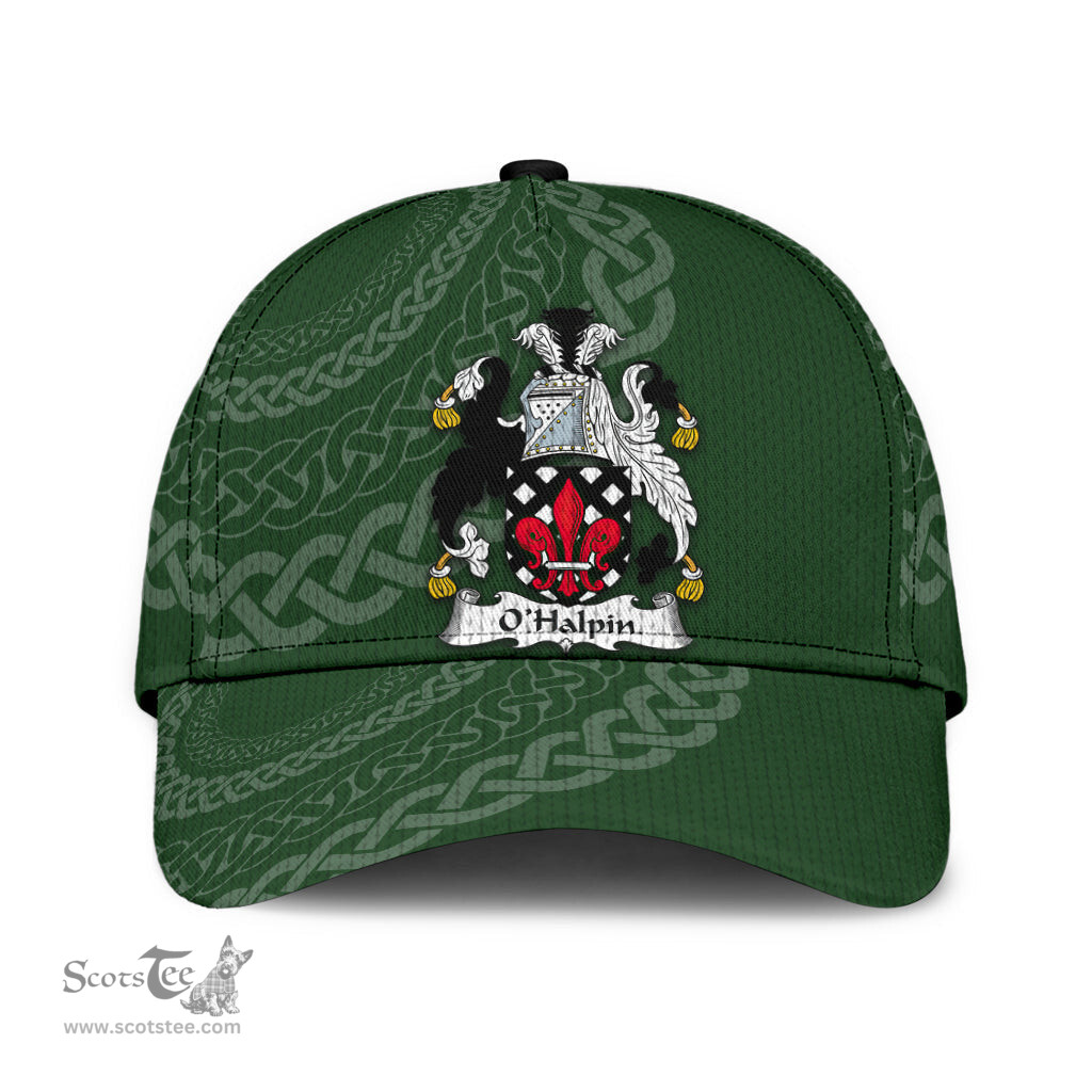 Irish Ohalpin Coat Of Arms - Irish Family Crest St Patrick's Day Irish Cap