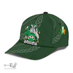Irish Okearns Coat Of Arms - Irish Family Crest St Patrick's Day Irish Cap
