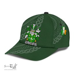 Irish Mccurtin Coat Of Arms - Irish Family Crest St Patrick's Day Irish Cap