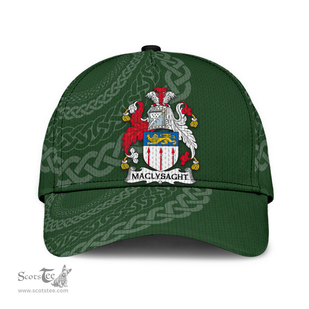Irish Maclysaght Coat Of Arms - Irish Family Crest St Patrick's Day Irish Cap