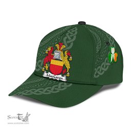 Irish Maccaron Coat Of Arms - Irish Family Crest St Patrick's Day Irish Cap