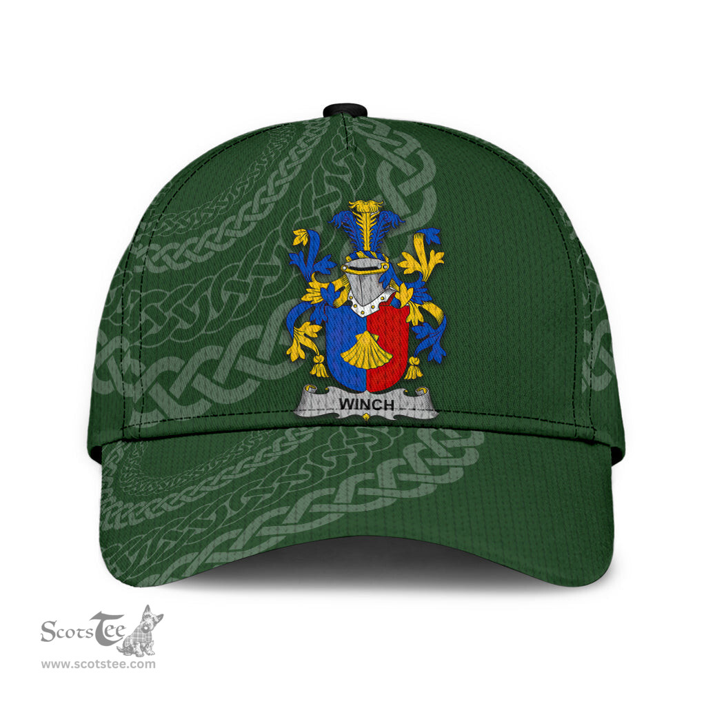 Irish Winch Coat Of Arms - Irish Family Crest St Patrick's Day Irish Cap