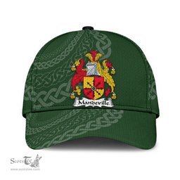 Irish Mandeville Coat Of Arms - Irish Family Crest St Patrick's Day Irish Cap