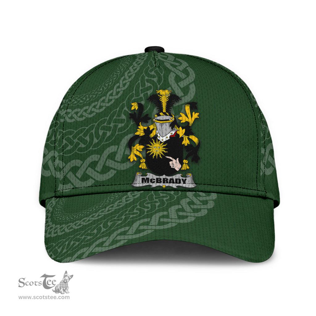Irish Mcbrady Coat Of Arms - Irish Family Crest St Patrick's Day Irish Cap
