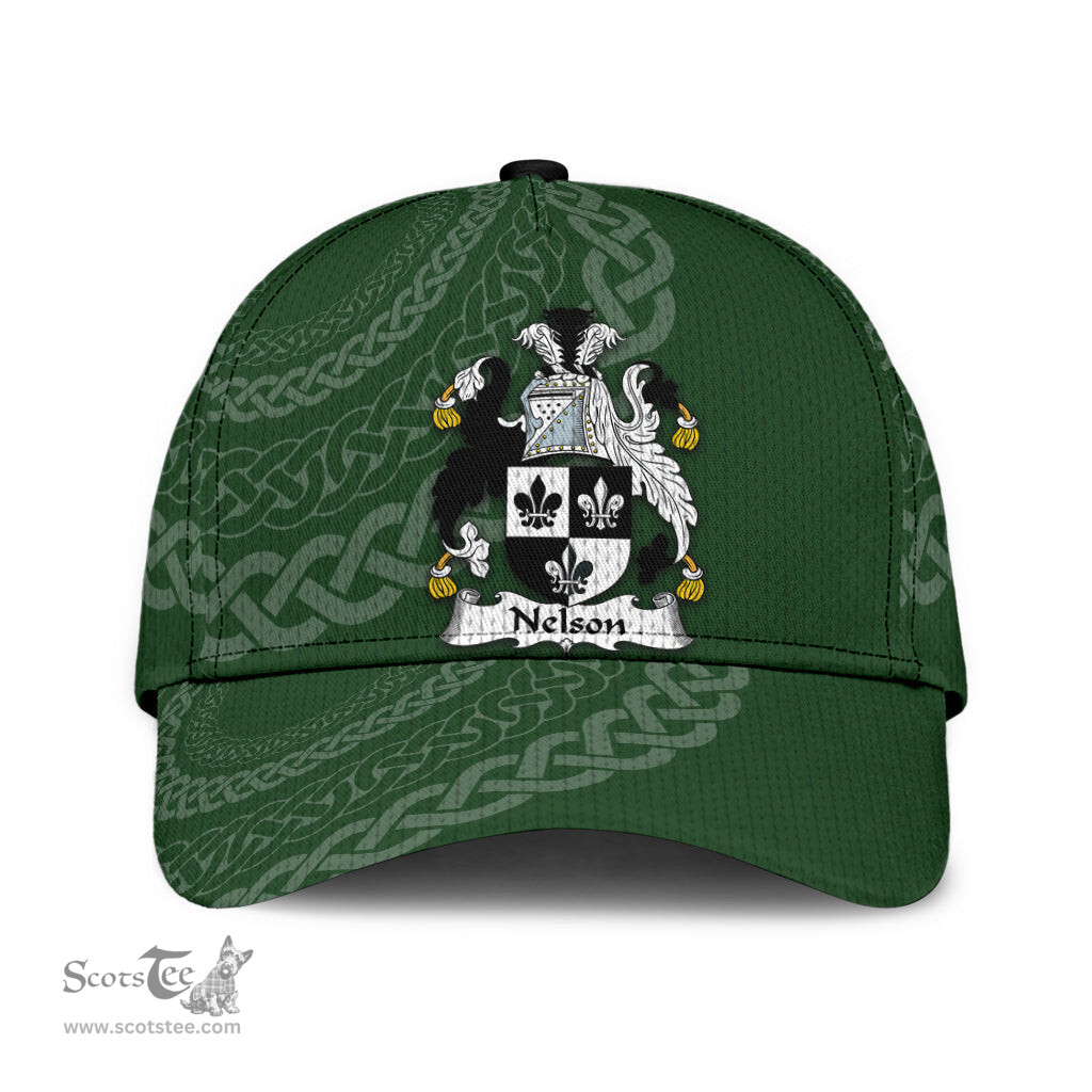 Irish Nelson Coat Of Arms - Irish Family Crest St Patrick's Day Irish Cap