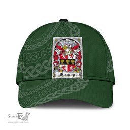 Irish Murphy Coat Of Arms - Irish Family Crest St Patrick's Day Irish Cap