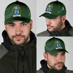 Irish Omeagher Coat Of Arms - Irish Family Crest St Patrick's Day Irish Cap