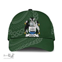 Irish Myers Coat Of Arms - Irish Family Crest St Patrick's Day Irish Cap