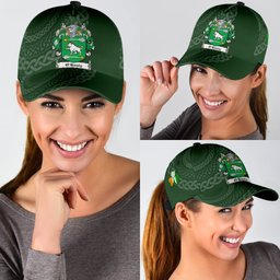 Irish Ohanly Coat Of Arms - Irish Family Crest St Patrick's Day Irish Cap