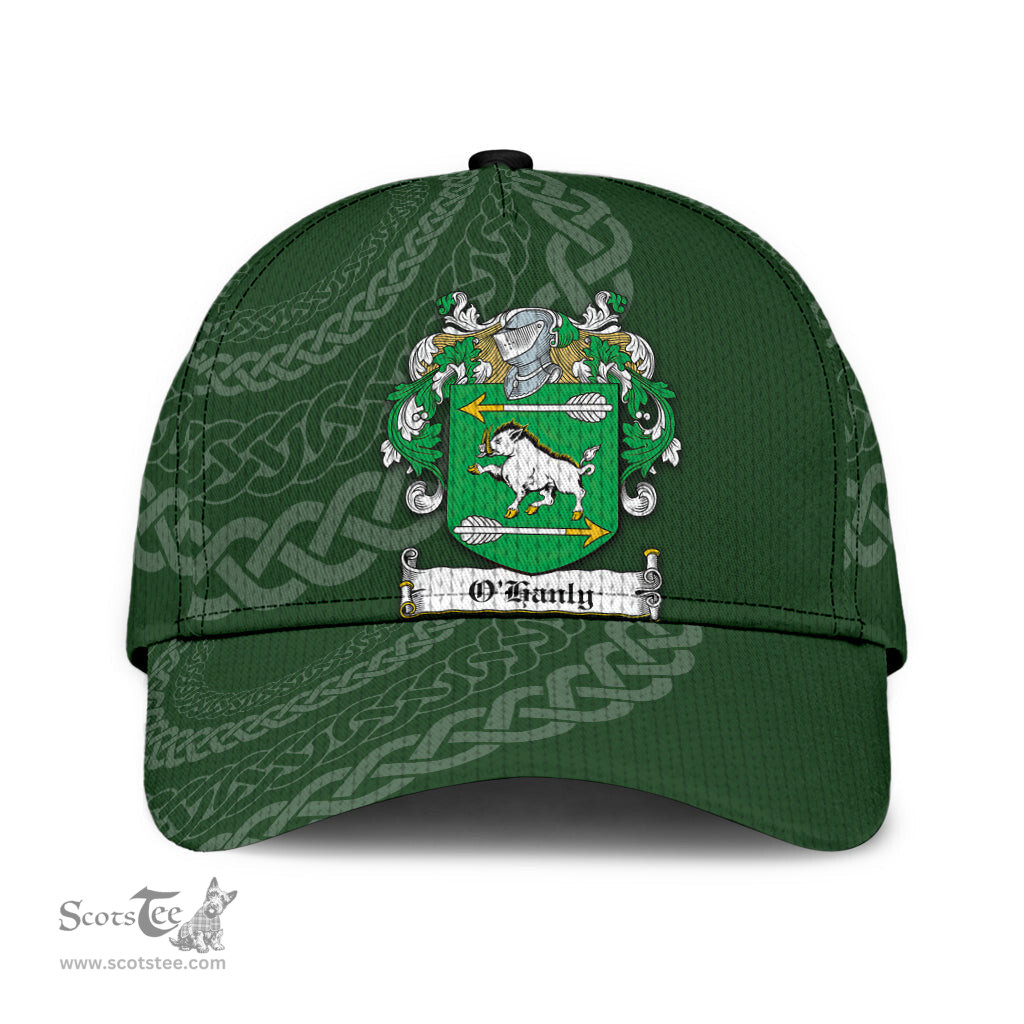 Irish Ohanly Coat Of Arms - Irish Family Crest St Patrick's Day Irish Cap
