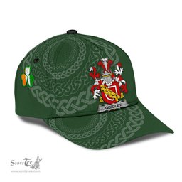 Irish Quigley Coat Of Arms - Irish Family Crest St Patrick's Day Irish Cap
