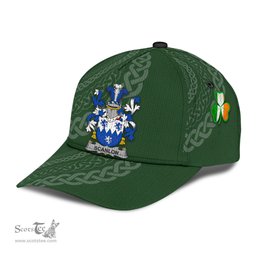 Irish Scanlon Coat Of Arms - Irish Family Crest St Patrick's Day Irish Cap