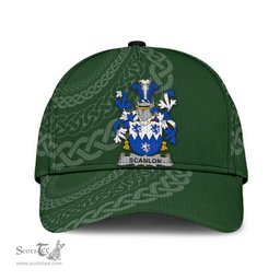 Irish Scanlon Coat Of Arms - Irish Family Crest St Patrick's Day Irish Cap