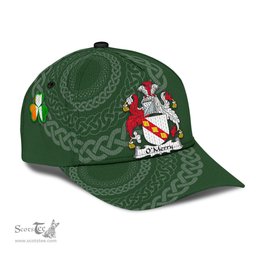 Irish Omerry Coat Of Arms - Irish Family Crest St Patrick's Day Irish Cap