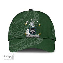 Irish Penteny Coat Of Arms - Irish Family Crest St Patrick's Day Irish Cap
