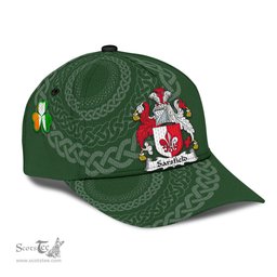 Irish Sarsfield Coat Of Arms - Irish Family Crest St Patrick's Day Irish Cap