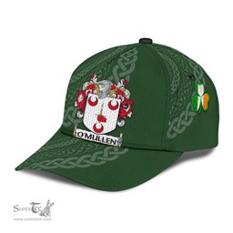 Irish Omullen Coat Of Arms - Irish Family Crest St Patrick's Day Irish Cap