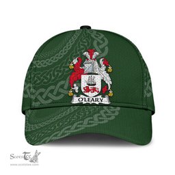 Irish Oleary Coat Of Arms Irisharms - Irish Family Crest St Patrick's Day Irish Cap