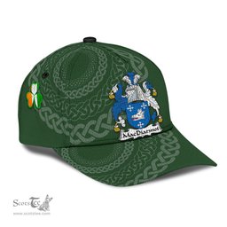 Irish Macdiarmot Coat Of Arms - Irish Family Crest St Patrick's Day Irish Cap