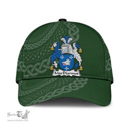 Irish Macdiarmot Coat Of Arms - Irish Family Crest St Patrick's Day Irish Cap