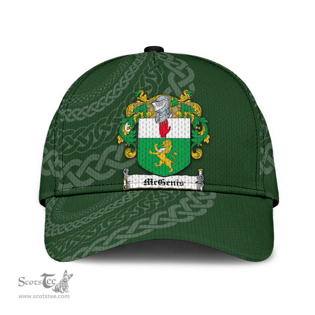Irish Mcgenis Coat Of Arms - Irish Family Crest St Patrick's Day Irish Cap