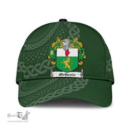 Irish Mcgenis Coat Of Arms - Irish Family Crest St Patrick's Day Irish Cap