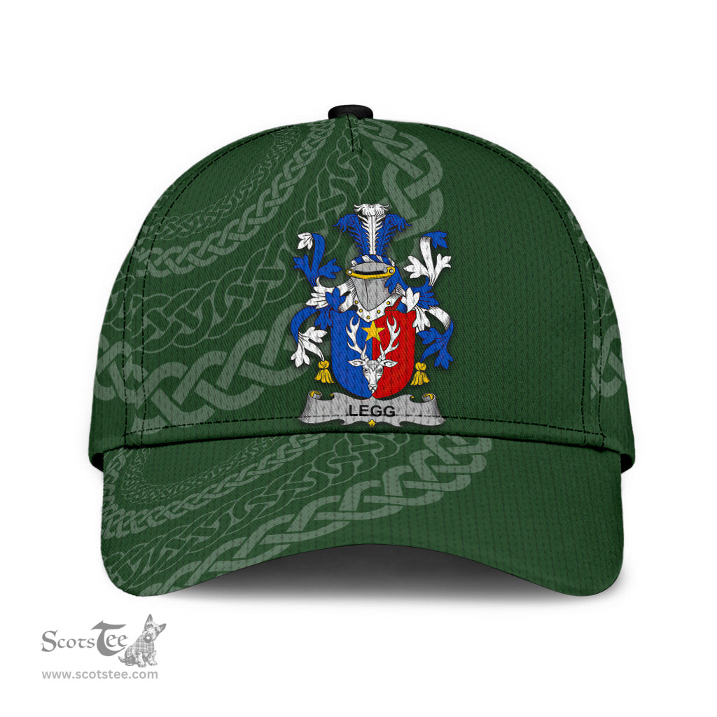 Irish Legg Coat Of Arms - Irish Family Crest St Patrick's Day Irish Cap