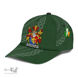 Irish Wormington Coat Of Arms - Irish Family Crest St Patrick's Day Irish Cap