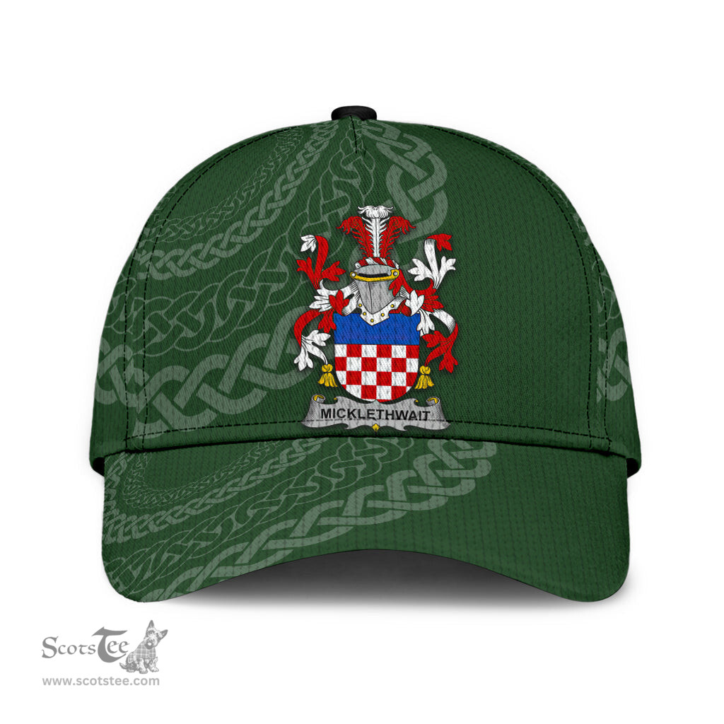 Irish Micklethwait Coat Of Arms - Irish Family Crest St Patrick's Day Irish Cap