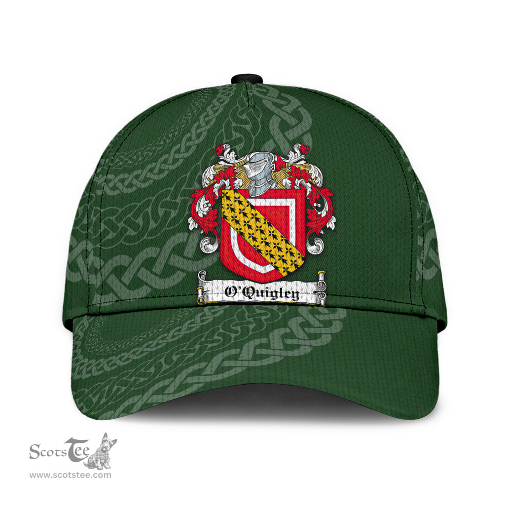 Irish Oquigley Coat Of Arms - Irish Family Crest St Patrick's Day Irish Cap