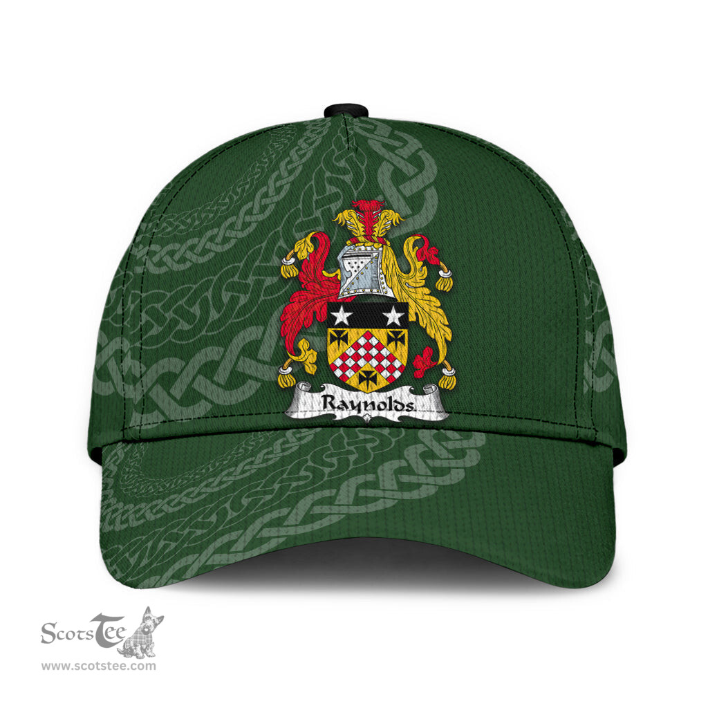 Irish Raynolds Coat Of Arms - Irish Family Crest St Patrick's Day Irish Cap