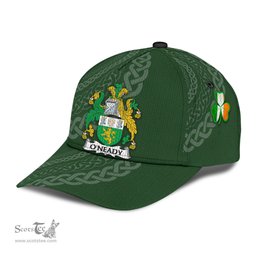 Irish Oneady Coat Of Arms - Irish Family Crest St Patrick's Day Irish Cap