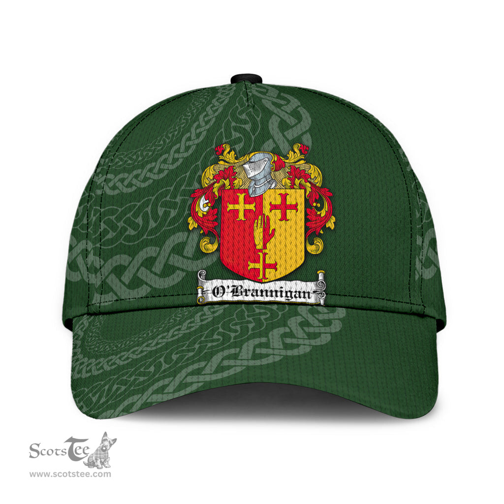 Irish Obrannigan Coat Of Arms - Irish Family Crest St Patrick's Day Irish Cap