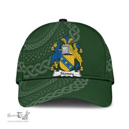 Irish Stoney Coat Of Arms - Irish Family Crest St Patrick's Day Irish Cap