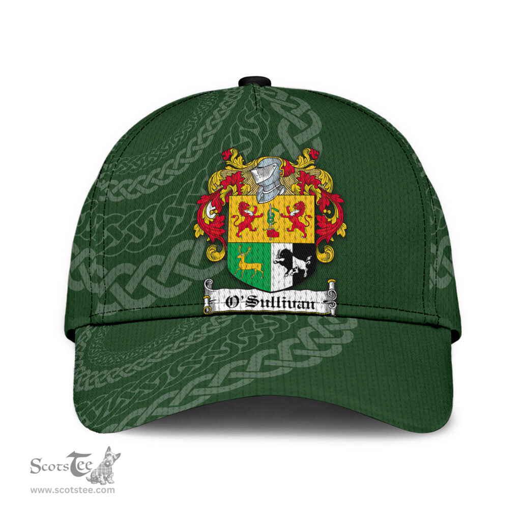 Irish Osullivan Coat Of Arms Kerryarms - Irish Family Crest St Patrick's Day Irish Cap