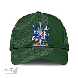Irish Shearman Coat Of Arms - Irish Family Crest St Patrick's Day Irish Cap