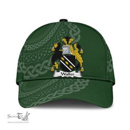 Irish Waller Coat Of Arms - Irish Family Crest St Patrick's Day Irish Cap